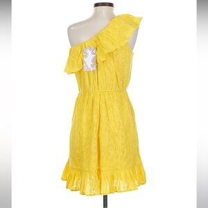 Band of the Free sunlit yellow ruffle dress